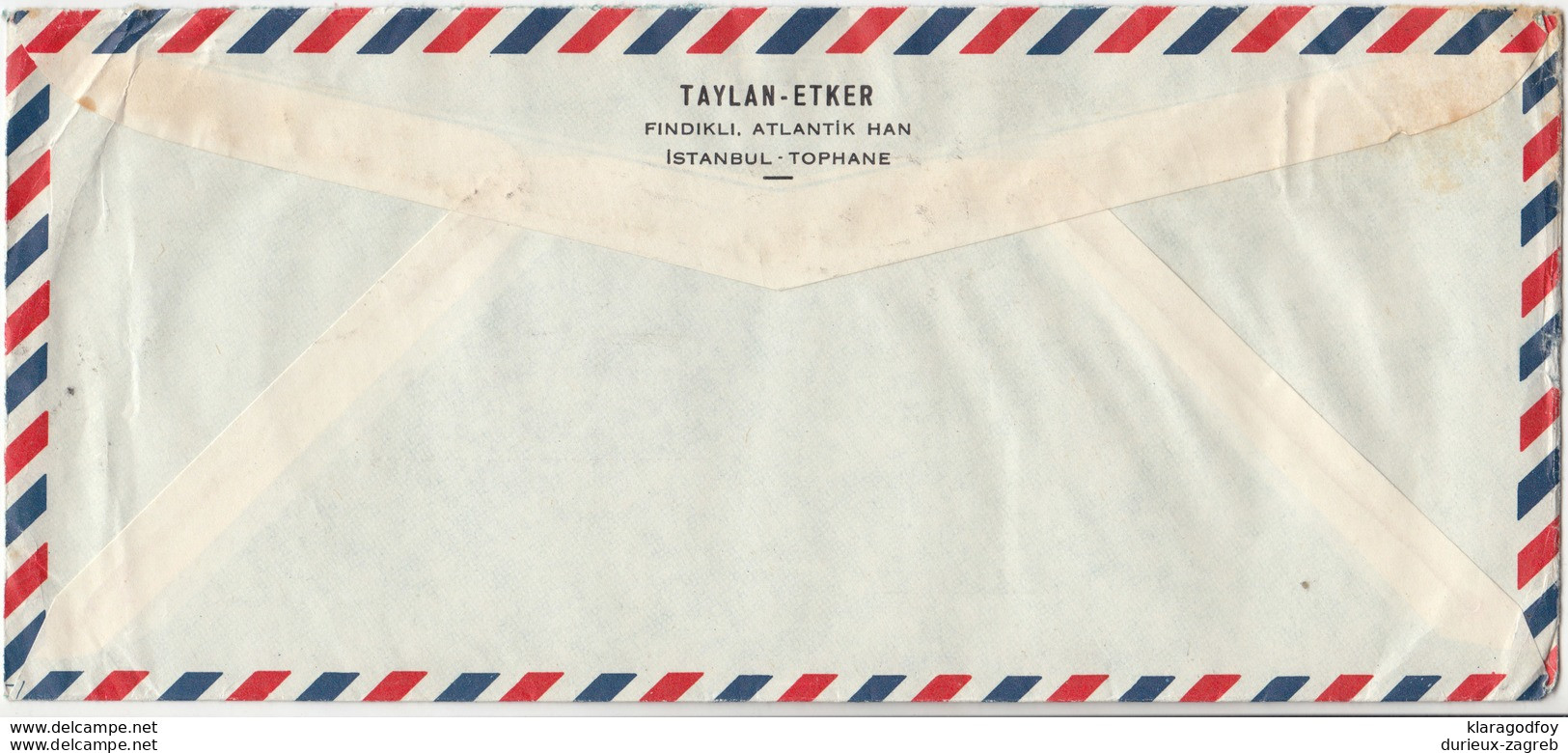 Turkey, Taylan-Etker Company Airmail Letter Cover Travelled 1970 Findikli, Istanbul Pmk B171025 - Covers & Documents