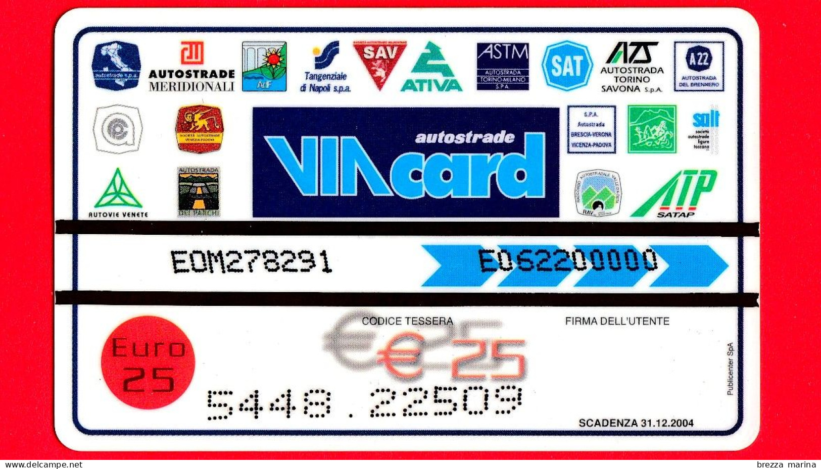 VIACARD -  Viacard Pubblicitarie - Dalla ESSO Con Amore (Omnitel SimAcliva) -  Tessera N. 1523 - 25  - Pub - 06.2002 - Otros & Sin Clasificación