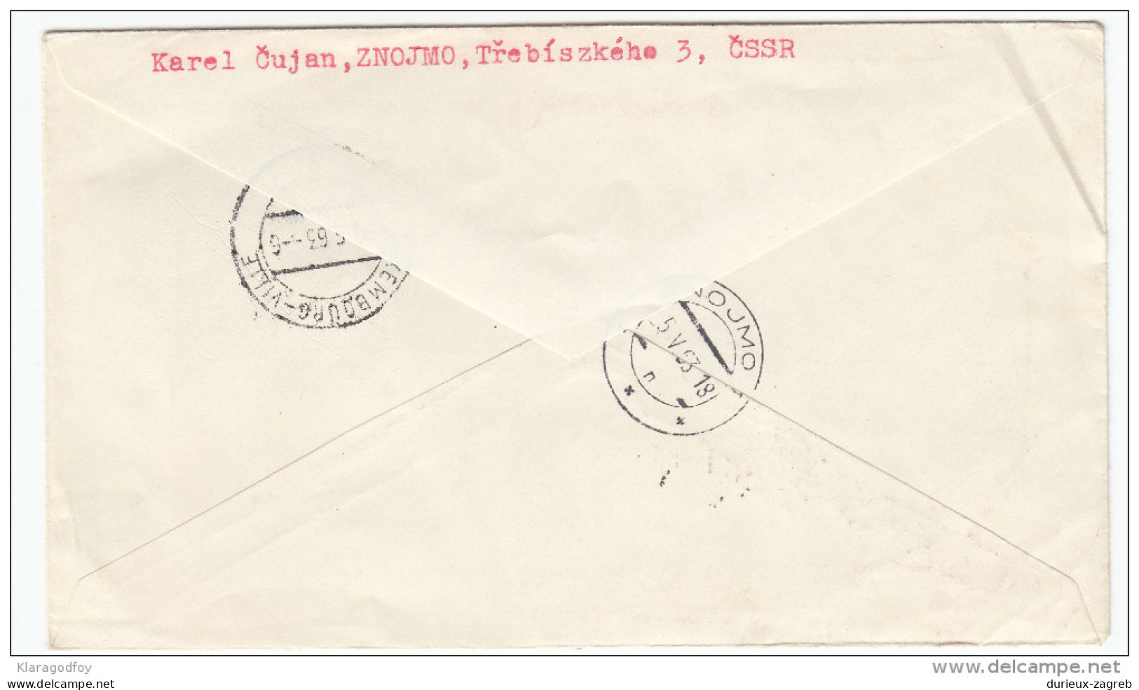 Space Stamps Registered Travelled 1963 Czechoslovakia To Luxembourg Bb160429 - Sonstige & Ohne Zuordnung