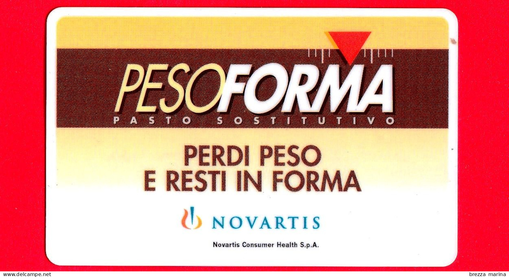 VIACARD -  Pubblicitarie - Pesoforma - Tessera N. 1634 - 25 € - Pub - 04.2004 - Other & Unclassified