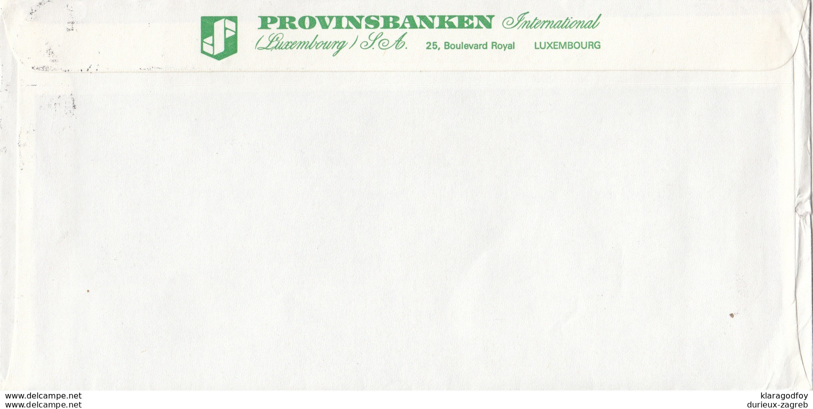 Provinsbanken Company Letter Cover Travelled 1981 To Austria B171025 - Cartas & Documentos