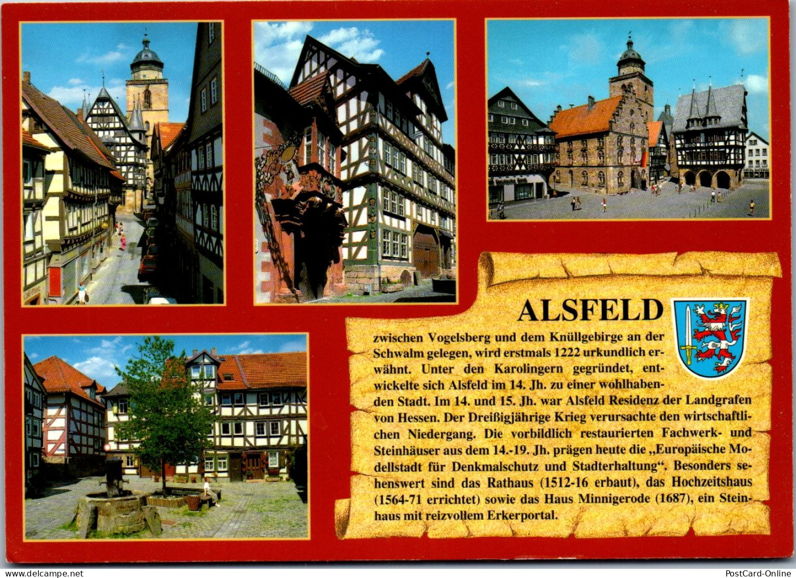 44289 - Deutschland - Alsfeld , Mehrbildkarte - Nicht Gelaufen  - Alsfeld