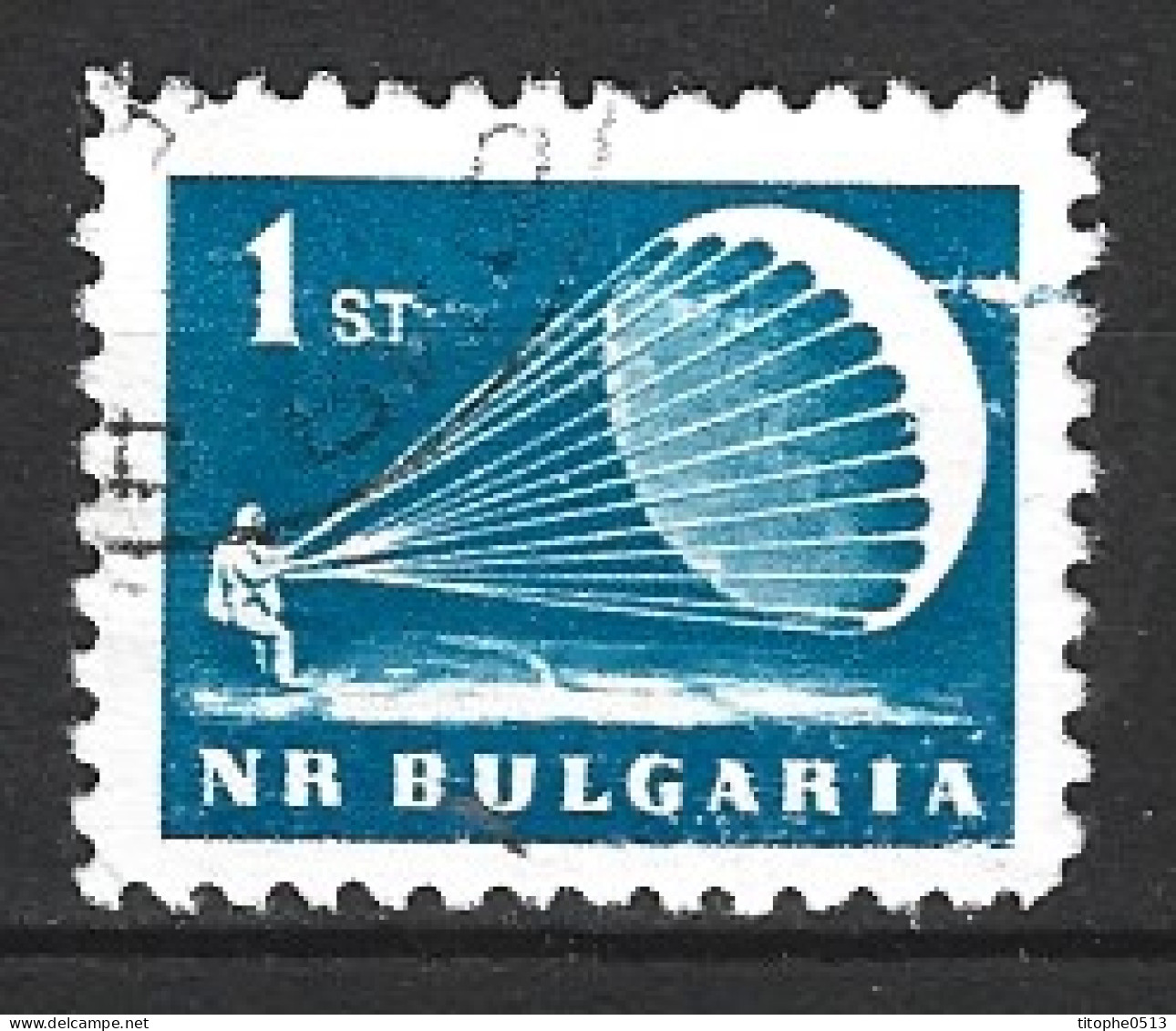 BULGARIE. N°1171 Oblitéré De 1963. Parachute. - Parachutespringen