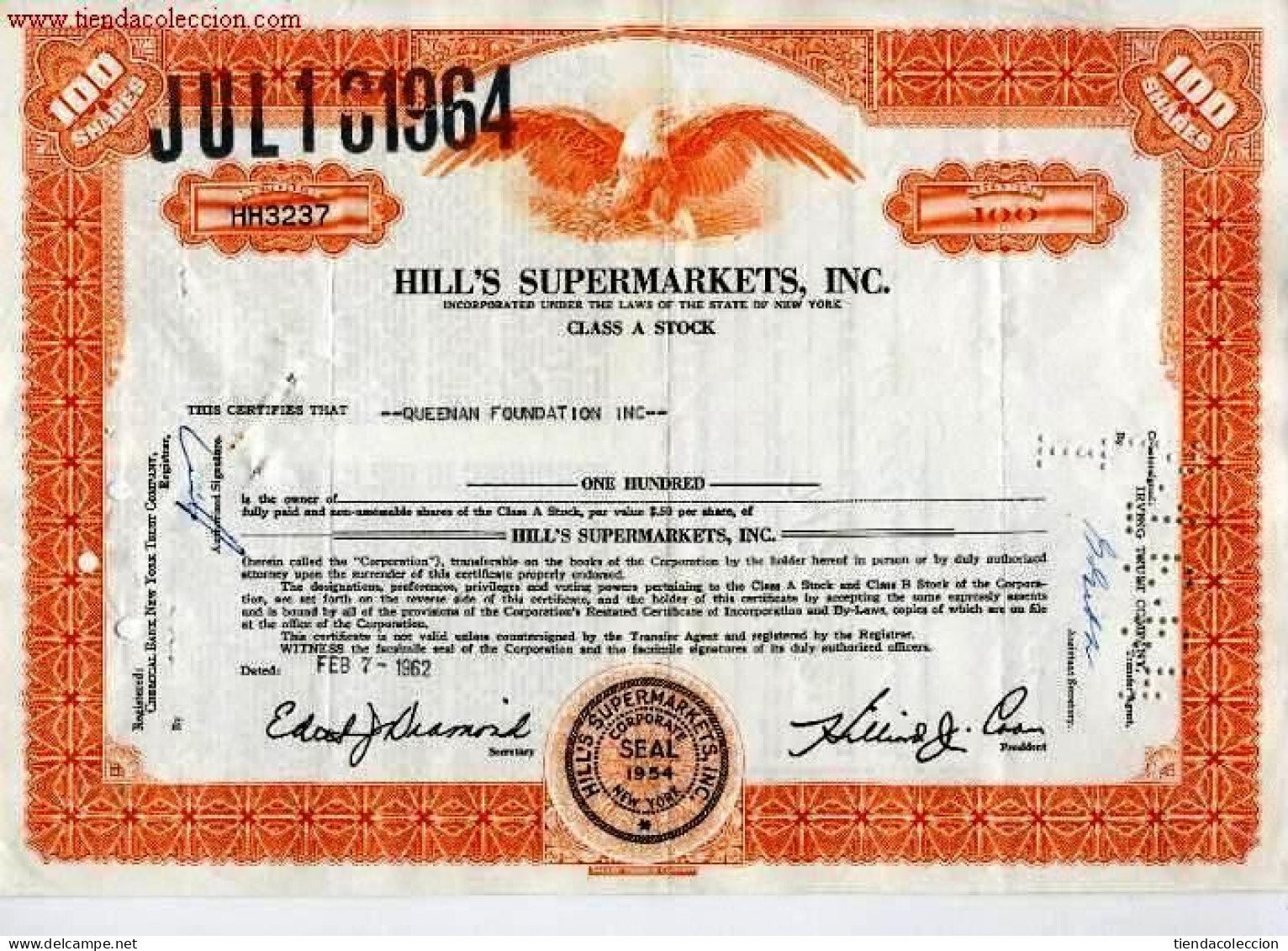 Hill's Supermarkets, Inc. - G - I