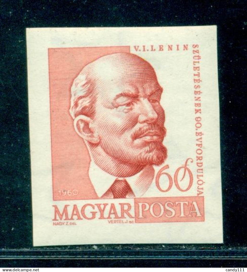 1960 Lenin,Hungary,Mi. 1717, IMPERFORATED, MNH - Lenin