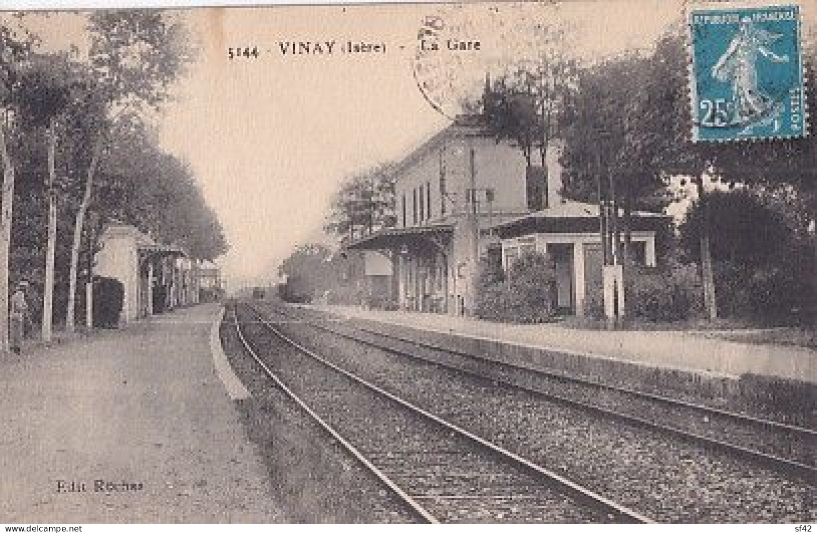 VINAY                 LA GARE - Vinay