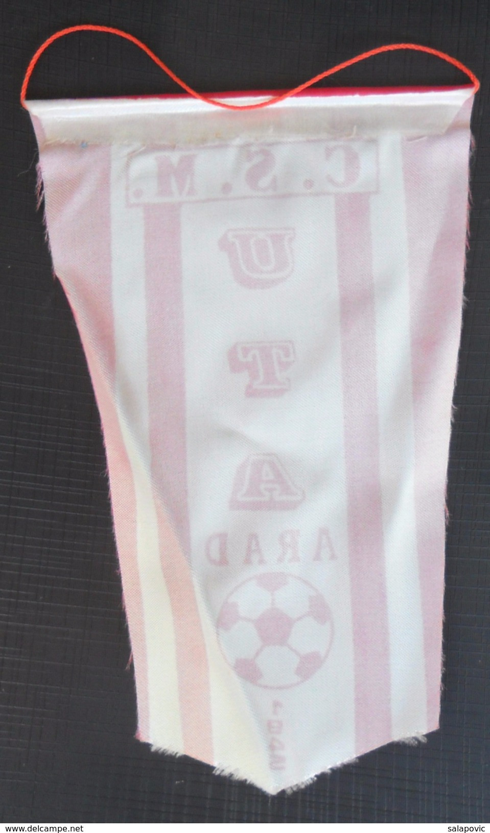 FC UTA Arad, Romania  FOOTBALL CLUB, SOCCER / FUTBOL / CALCIO, OLD PENNANT, SPORTS FLAG - Apparel, Souvenirs & Other