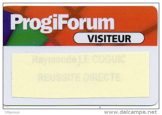 CARTE SALON - Progifum 1998 Card Karten (640) - Cartes De Salon Et Démonstration