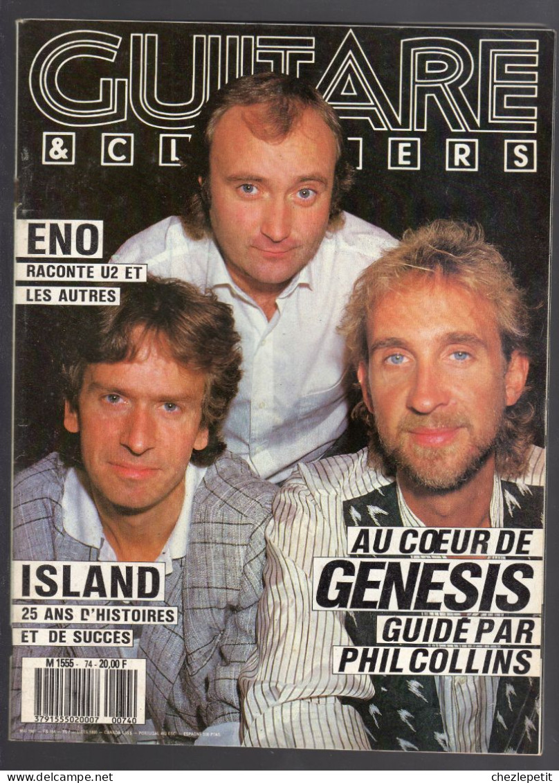 GUITARE & CLAVIERS N°74 GENESIS Phil Collins Brian Eno U2 The Smithereens - Muziek