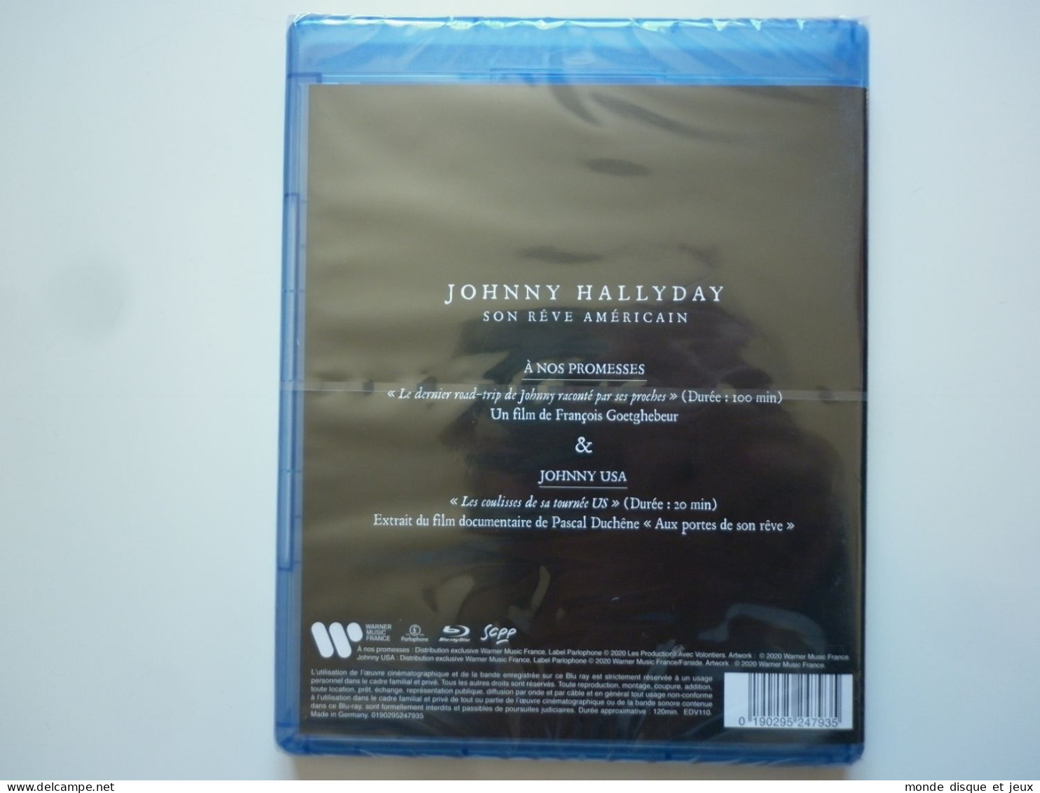 Johnny Hallyday Blu Ray Son Reve Americain - Musik-DVD's