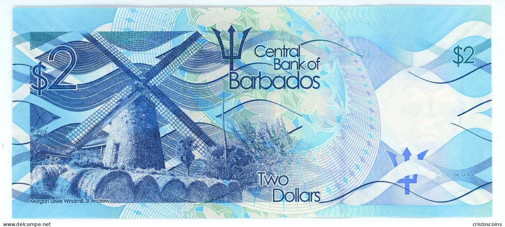 Babadors  2 Dollari 2013 2018 P.37x UNC (B/1-38 - Barbados