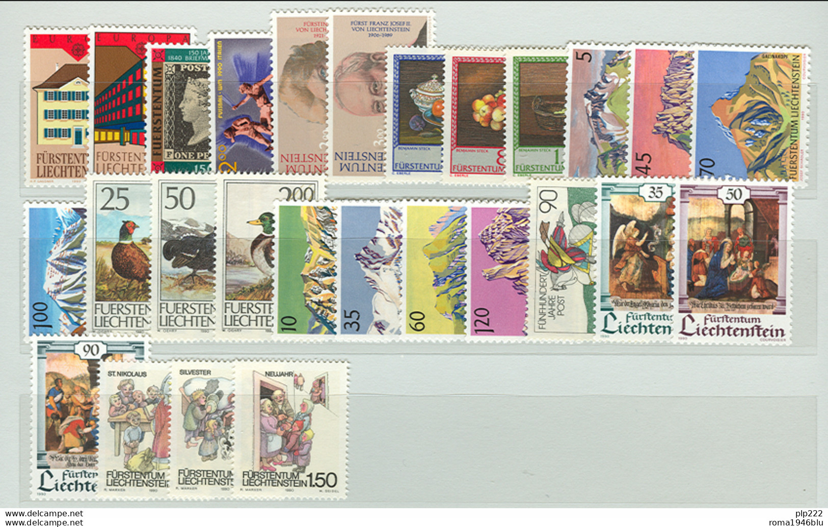 Liechtenstein 1990/94 Annate Complete / Complete Year Set **/MNH VF - Années Complètes