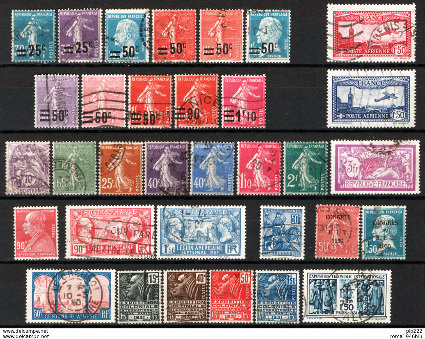 Francia 1926/30 Unif.217/28,233/40,243/45,257,263/65,270/74,A5/6 O/Used VF/F - Gebraucht