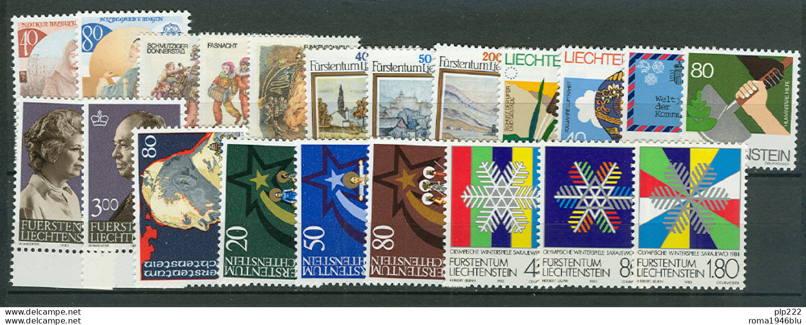 Liechtenstein 1983 Annata Completa / Complete Year Set **/MNH VF - Full Years