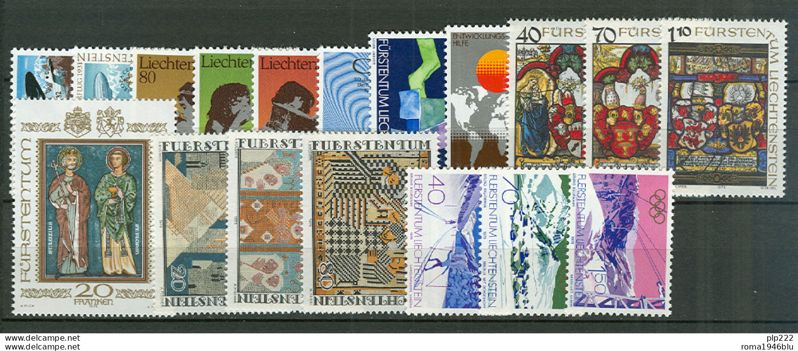 Liechtenstein 1979 Annata Completa / Complete Year Set **/MNH VF - Full Years