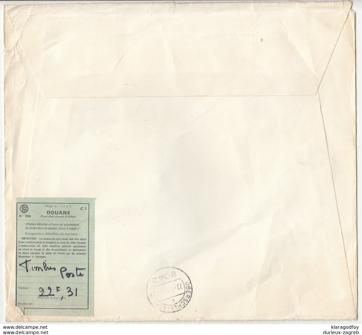 Monaco Letter Cover Posted Registered 1972 B200320 - Lettres & Documents