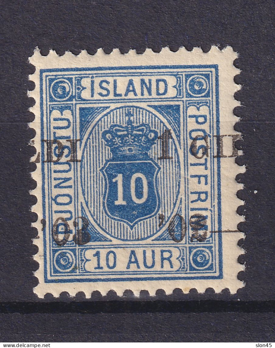 Iceland 1902 1g/10au Perf 12.75 Shifted Overprint MNH 15538 - Nuovi