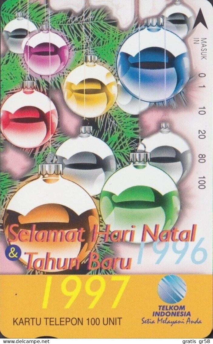 Indonesia - S 0419, Selamat Hari Natal '96 Dan Tahun Baru '97 (2), 1000ex, Mint Unused - Indonesien