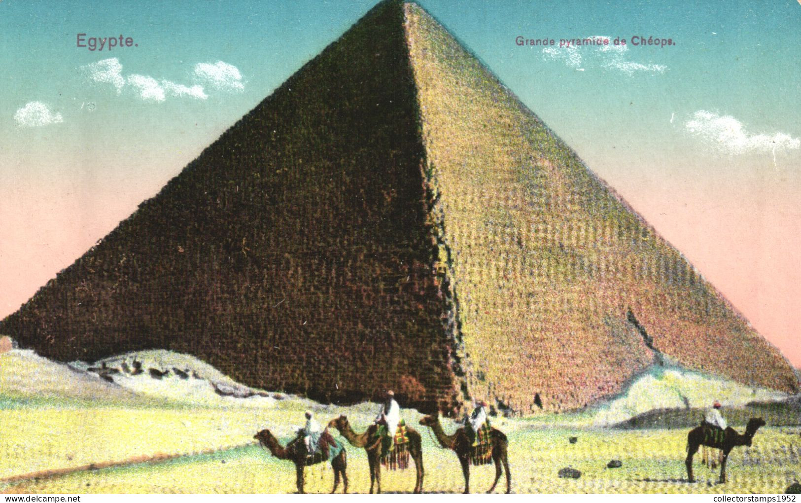 EGYPT, GREAT PYRAMID OF CHEOPS, CAMELS - Pyramiden