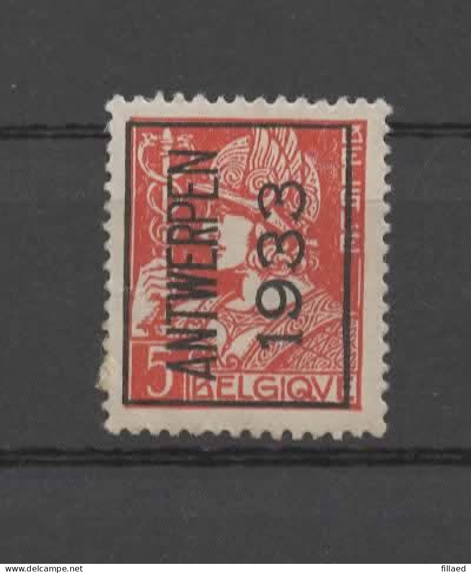 N 262A  Antwerpen 1933 - Typo Precancels 1932-36 (Ceres And Mercurius)