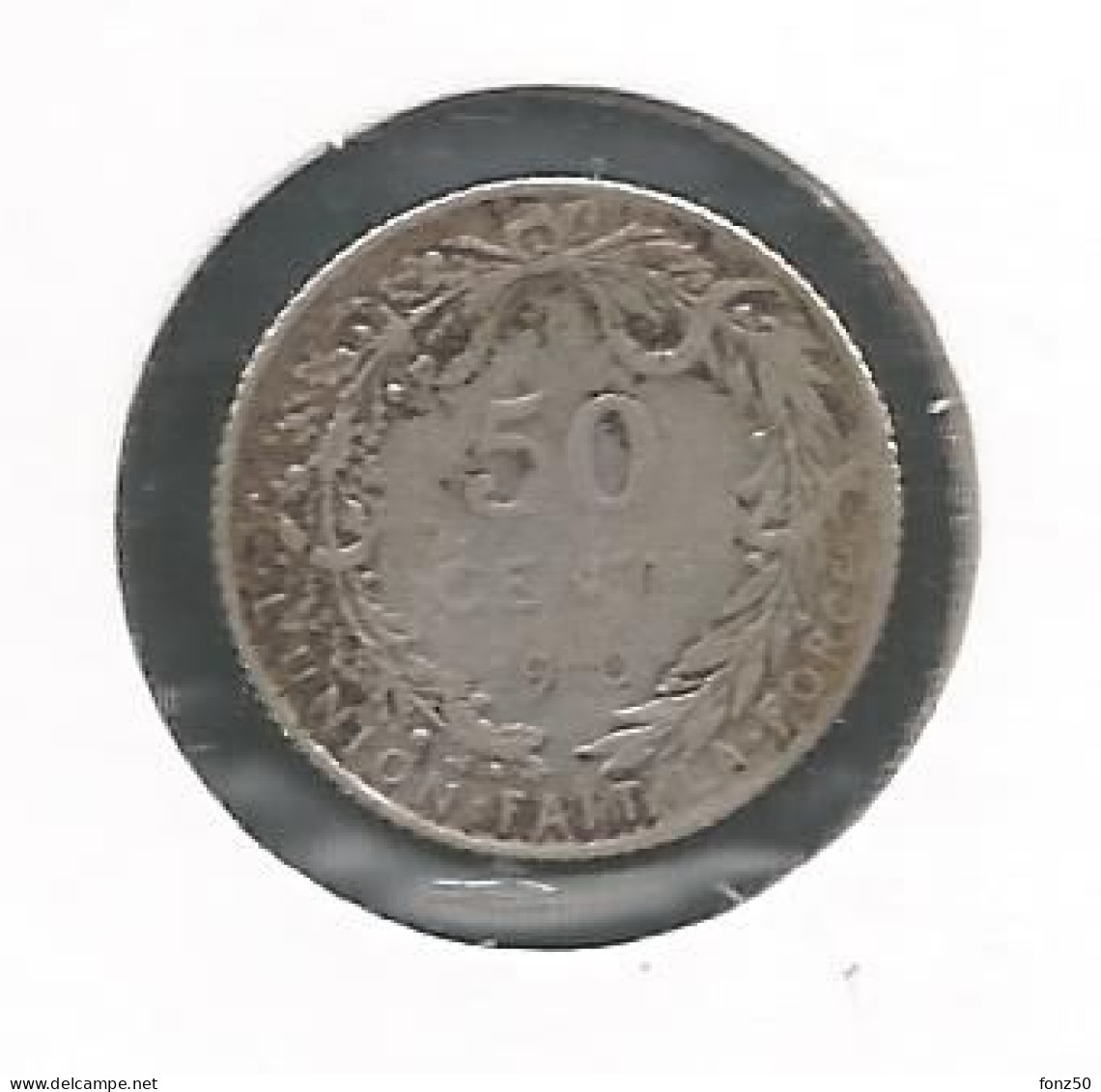 ALBERT I * 50 Cent 1910 Frans * Fraai * Nr 12490 - 50 Centimes