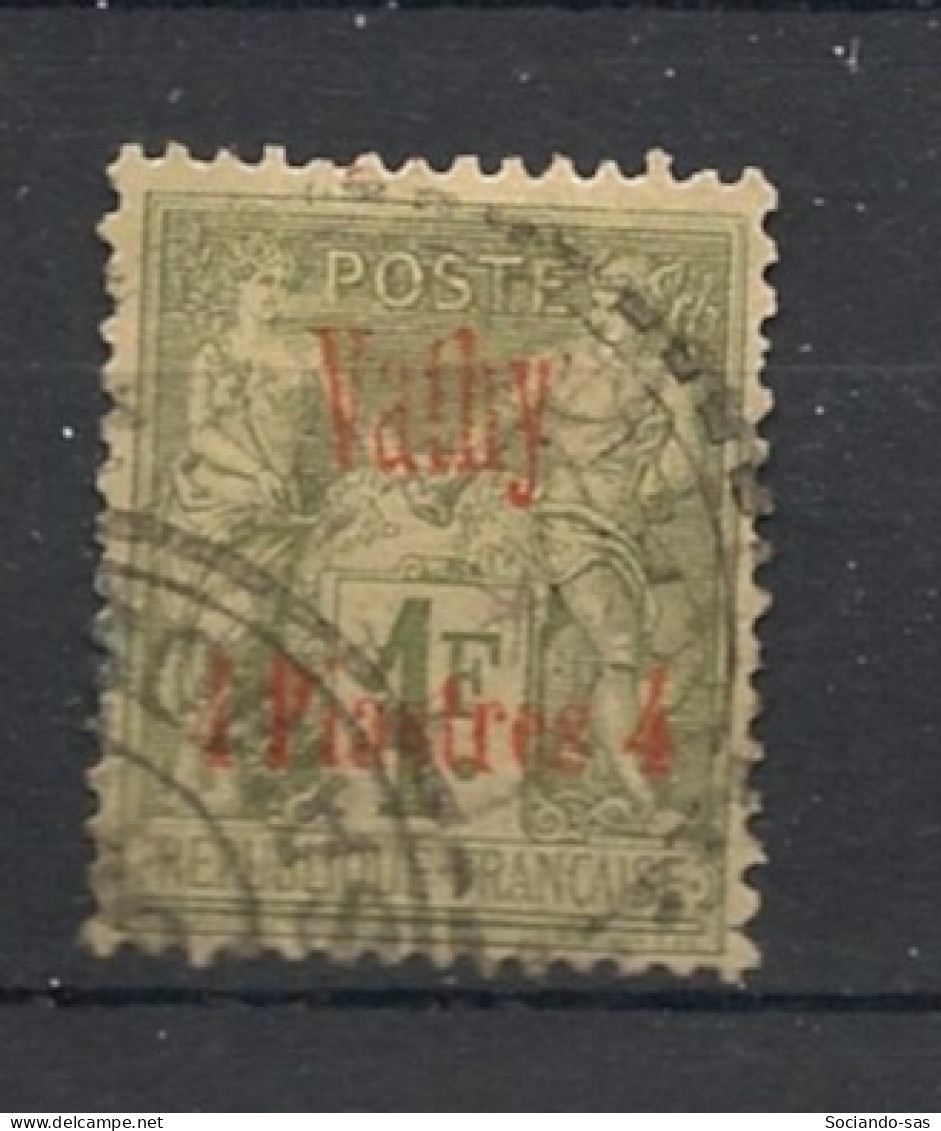 VATHY - 1893-1900 - N°YT. 9 - Type Sage 4pi Sur 1f Olive - Oblitéré / Used - Used Stamps