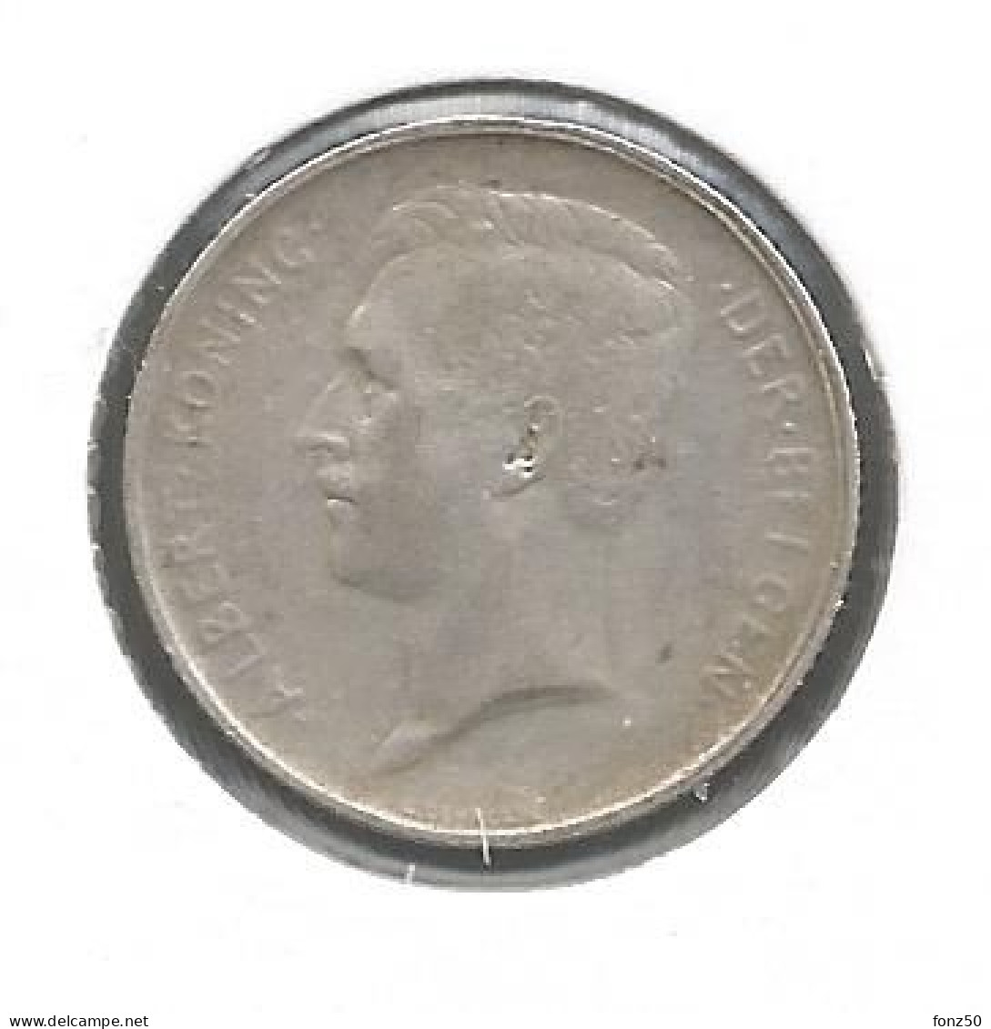 ALBERT I * 1 Frank 1912 Vlaams * Z.Fraai * Nr 11508 - 1 Franc