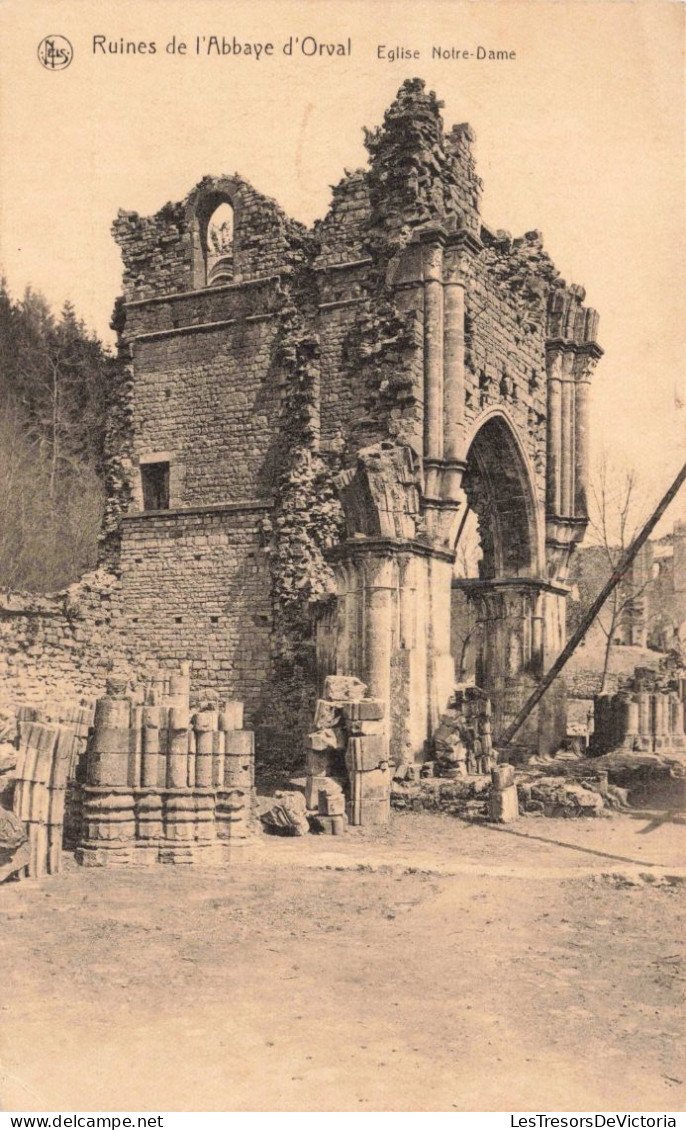 BELGIQUE - Florenville - Ruines De L'Abbaye D'Orval - Eglise Notre Dame - Carte Postale Ancienne - Florenville