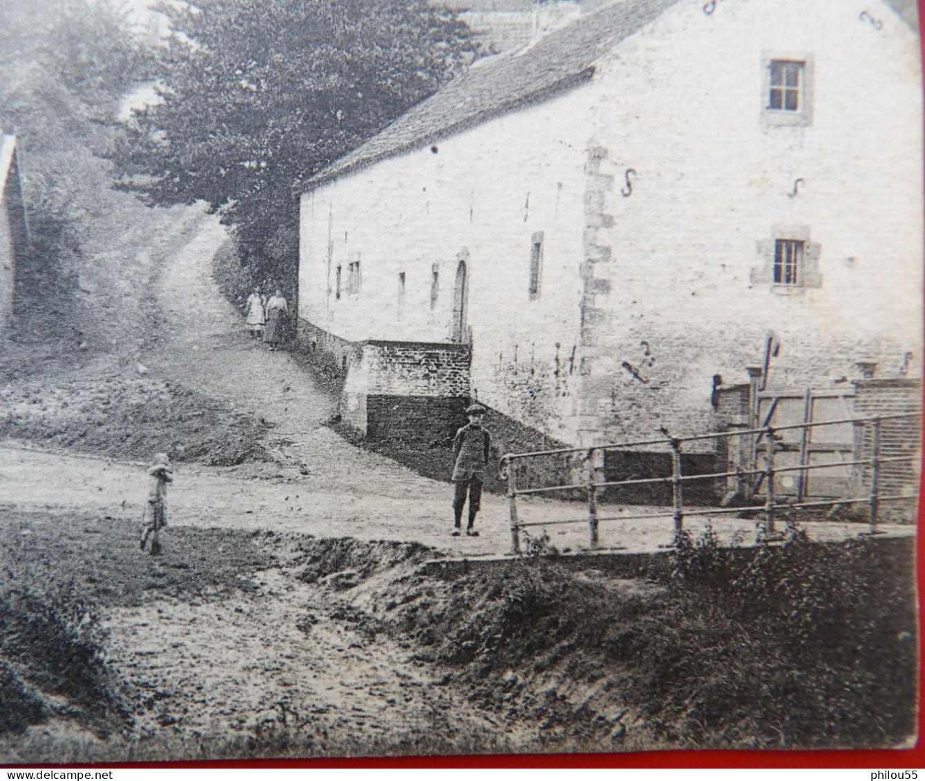 Cpa BRAIVES  Anime Vieille Ferme Pont - Braives