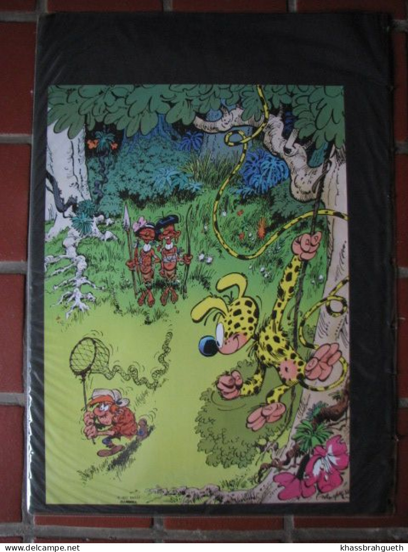 FRANQUIN & BATEM - 2 POSTERS COULEURS "MARSUPILAMI" - PALOMBIA 1991 (1x ENCADRE) (1x SANS CADRE) - Sérigraphies & Lithographies