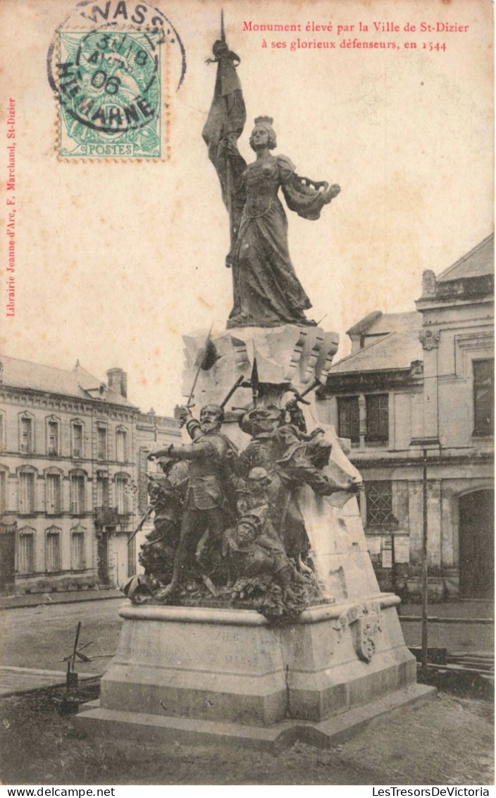 FRANCE - Saint-Dizier - Monument élevé Par La Ville De Saint-Dizier - Carte Postale Ancienne - Saint Dizier