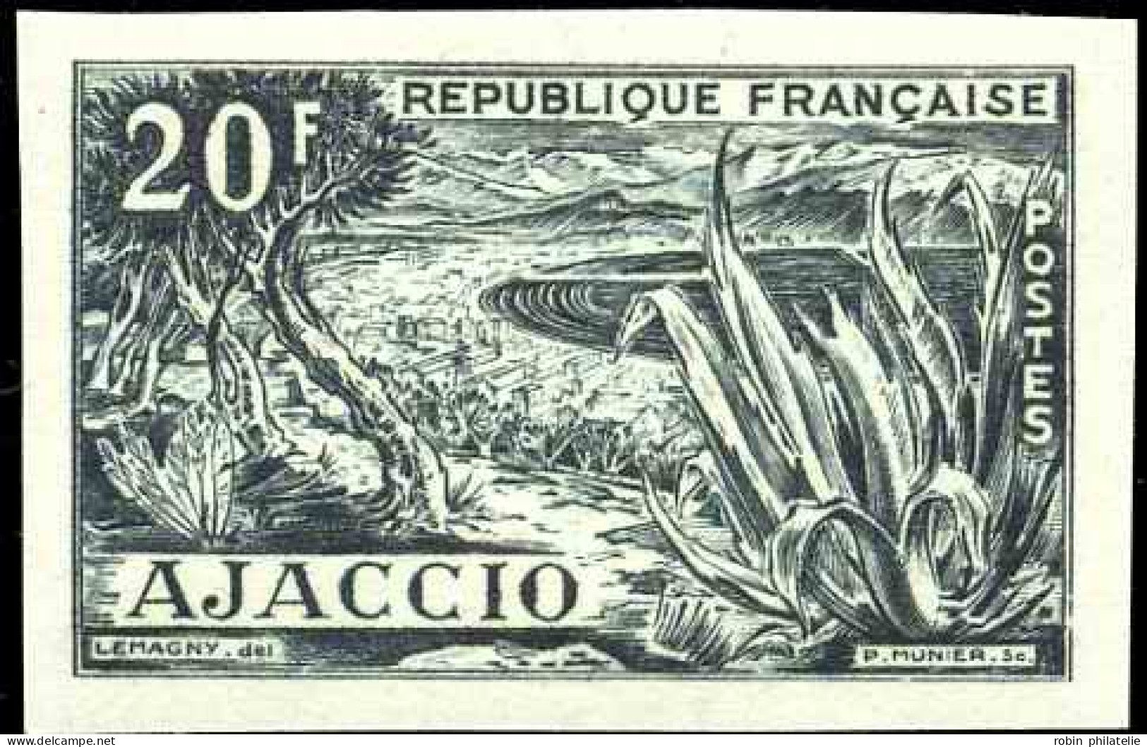 France Variétés  N°981 20f Ajaccio Non émis  Qualité:** - Non Classificati