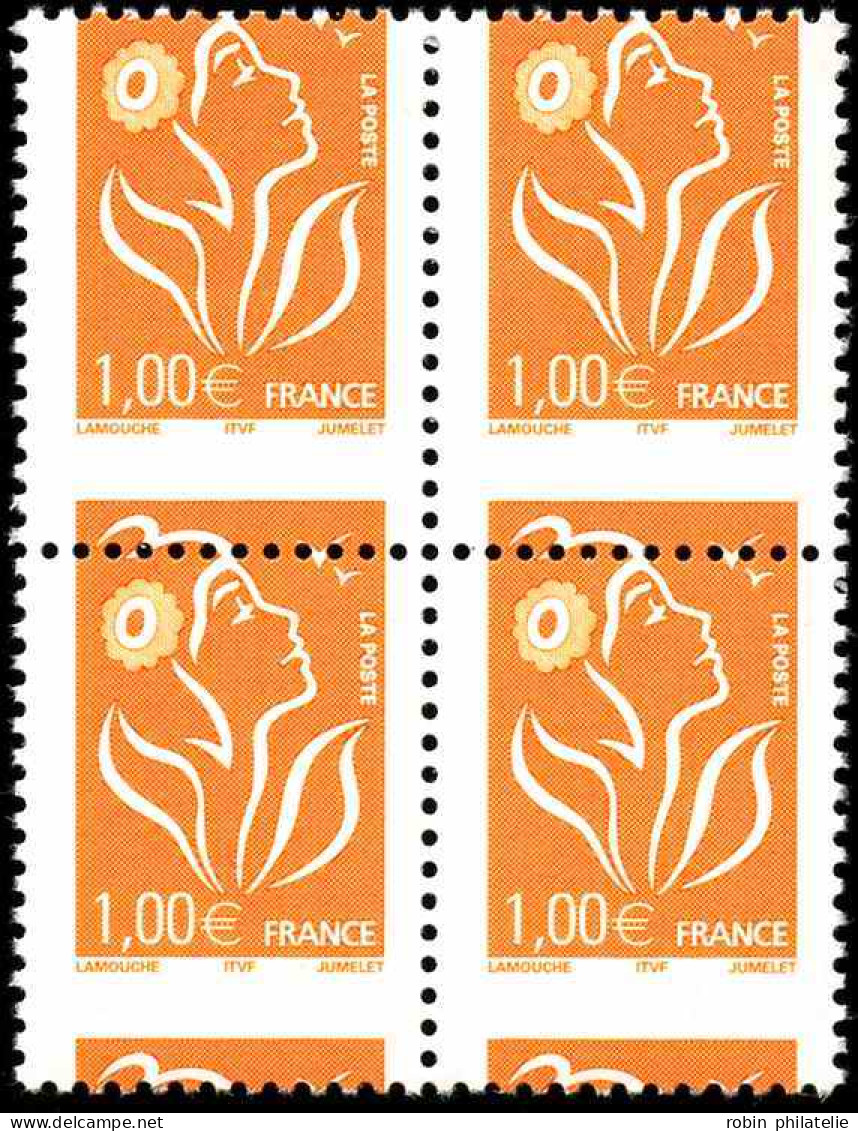 France Variétés  N°3739 Piquage à Cheval Bloc De 4  Qualité:** - Ohne Zuordnung