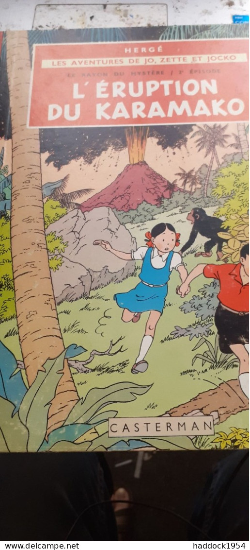 le MANITOBA ne répond plus et l'éruption du KARAMAKO les aventures de JO ZETTE et JOCKO  HERGE casterman 1963