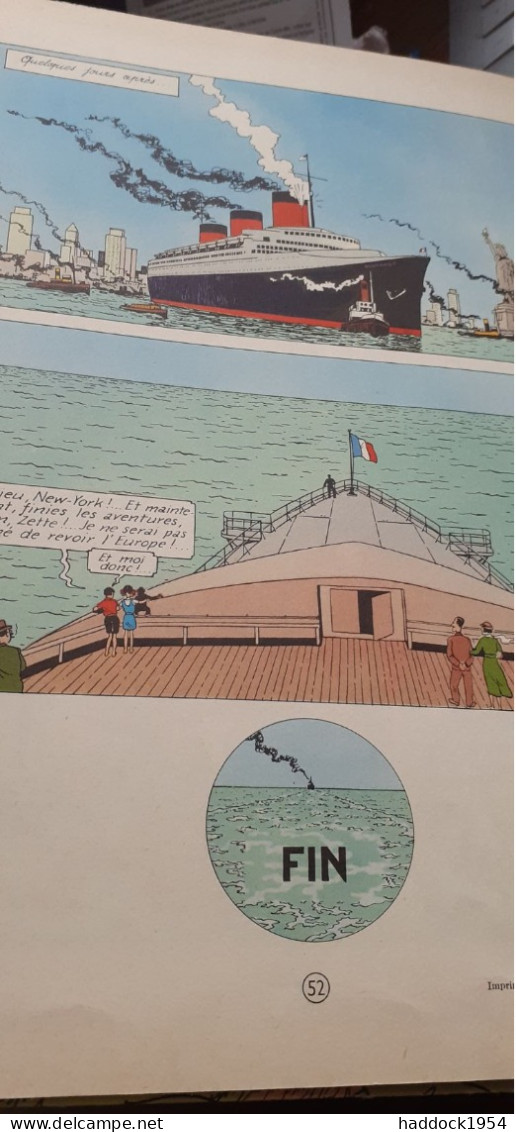 le MANITOBA ne répond plus et l'éruption du KARAMAKO les aventures de JO ZETTE et JOCKO  HERGE casterman 1963