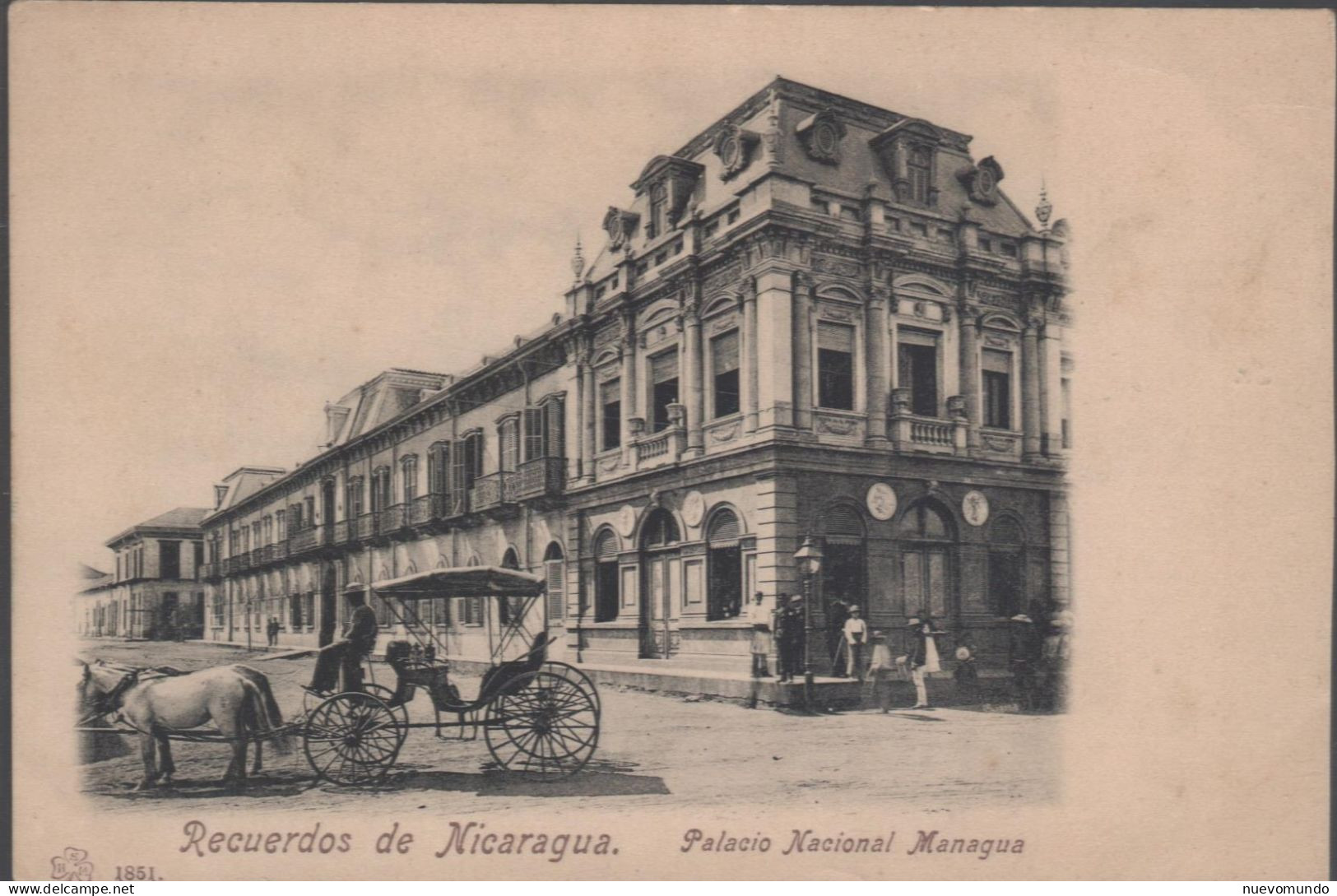 Nicaragua Managua.Recuerdos De Nicaragua.Palacio Nacional.Nueva - Nicaragua