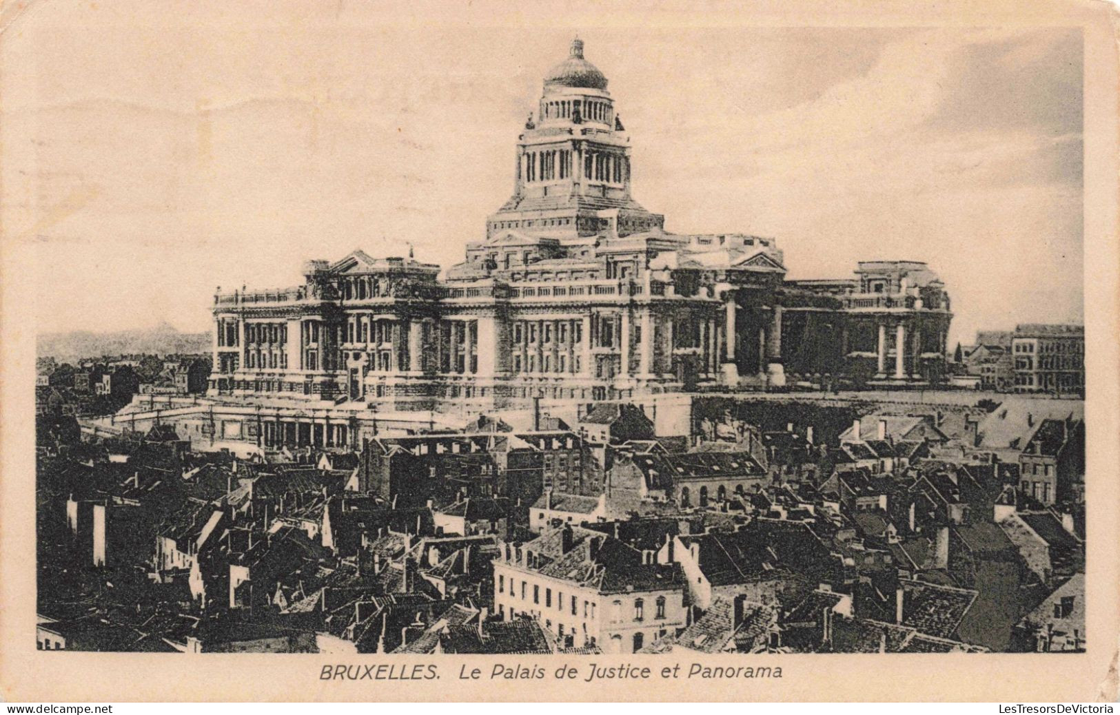 BELGIQUE - Bruxelles - Le Palais De Justice Et Panorama - Carte Postale Ancienne - Monuments