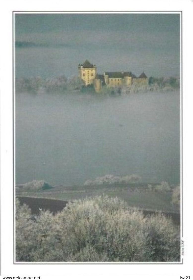 Lot De 4 Cartes Postales: PAYSAGES Du MASSIF JURASSIEN: Ferme Du Haut-Doubs, Château Du Pin, Orage, Lac ... - Franche-Comté