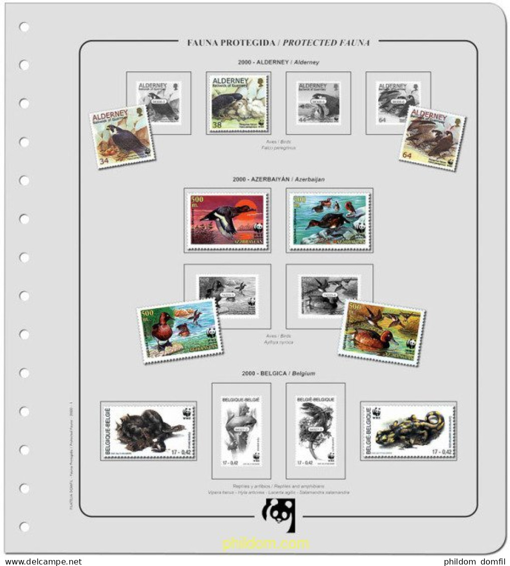 Suplemento WWF 2000 Mini-Hojas Montado - Covers & Documents