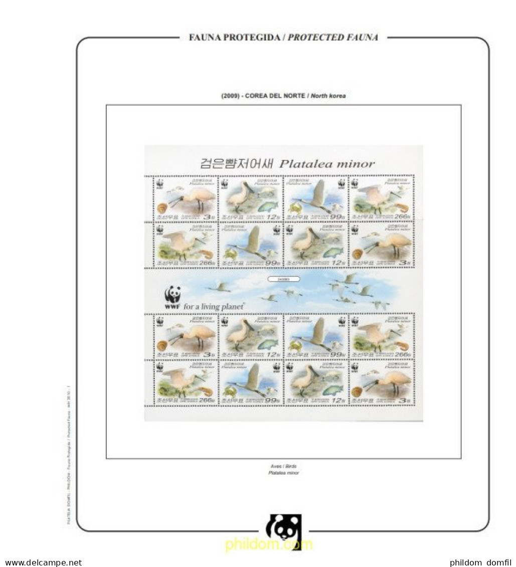 Suplemento WWF 2010 Mini-Hojas Sin Montar - Lots & Serien