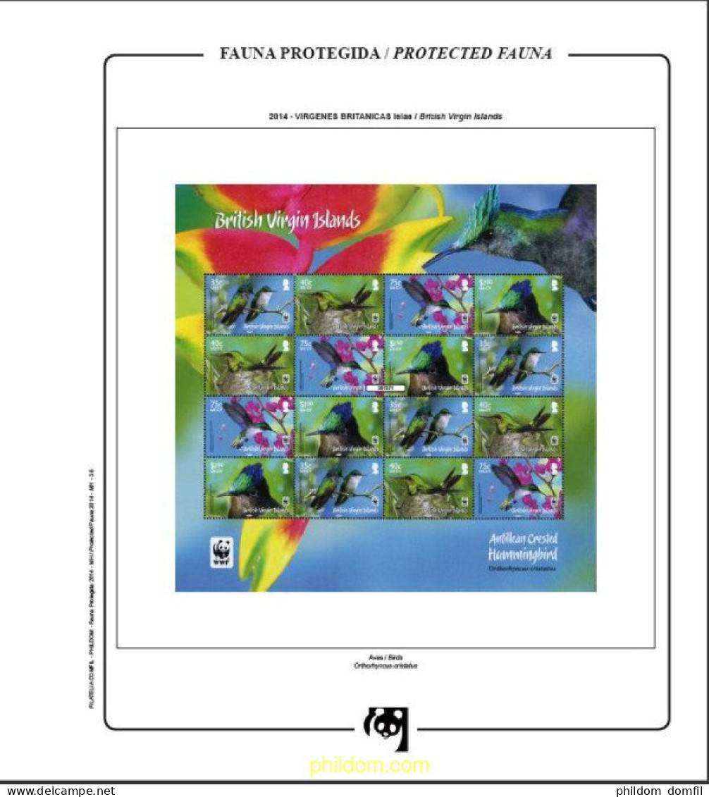 Suplemento WWF 2013 Mini-Hojas Sin Montar - Covers & Documents