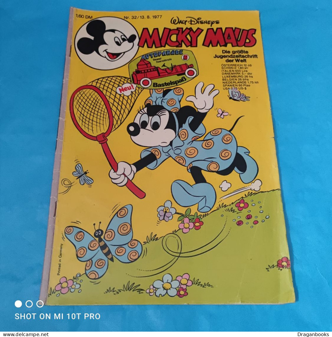 Micky Maus Nr. 32 -  13.8.1977 - Walt Disney