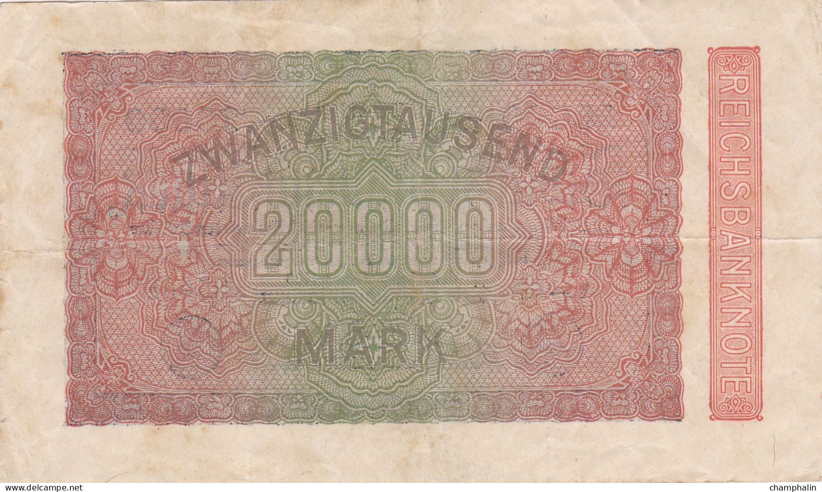 Allemagne - Billet De 20000 Mark - 20 Février 1923 - P85b - 20000 Mark