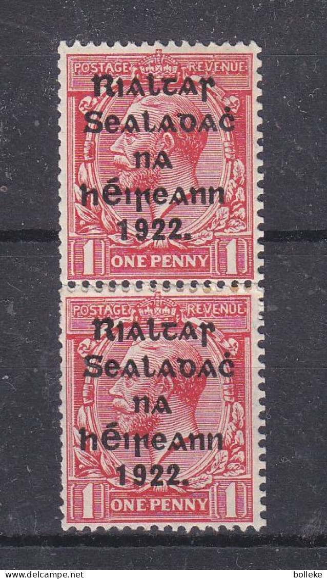 Irlande - Yvert 21 ** / * - Timbres Rouleaux - Avec Raccord - - Neufs