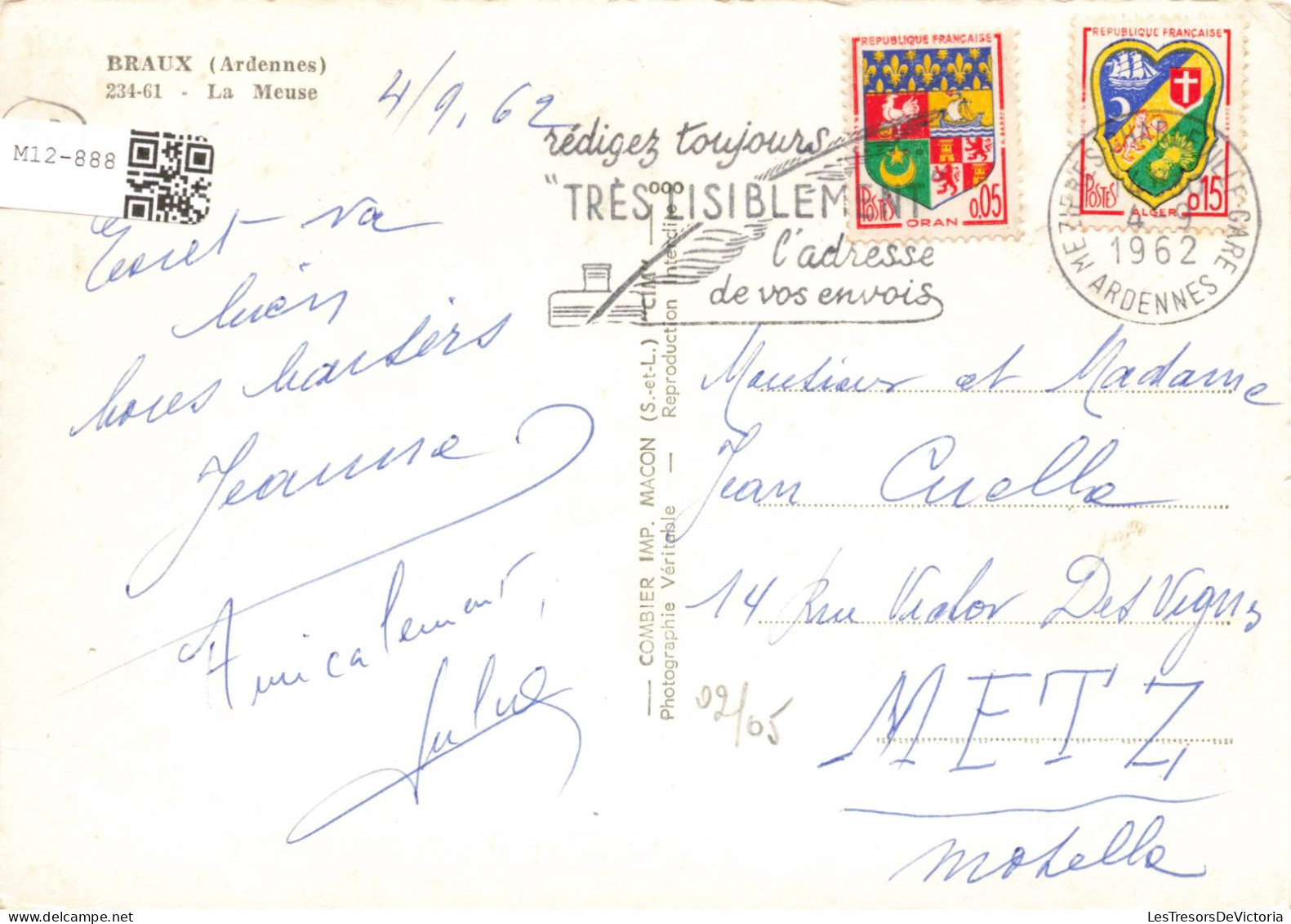 FRANCE - Braux - La Meuse - Vue Générale - Carte Postale Ancienne - Other & Unclassified