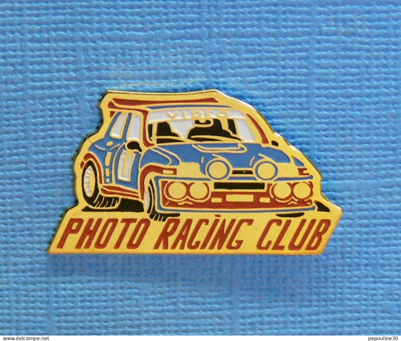 1 PIN'S //  ** RENAULT 5 MAXI TURBO / PHOTO RACING CLUB ** - Rallye