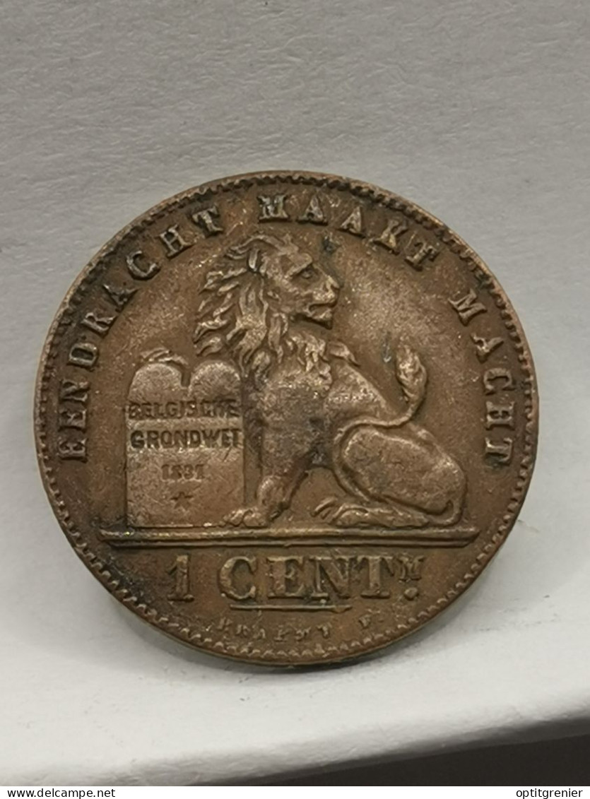 1 CENTIME 1894 LEOPOLD II BELGIQUE / BELGIUM - 1 Centime