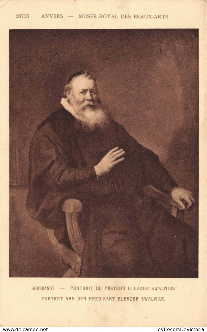 BELGIQUE - Anvers - Portrait Du Pasteur Eleazer Swalmius - Carte Postale Ancienne - Antwerpen