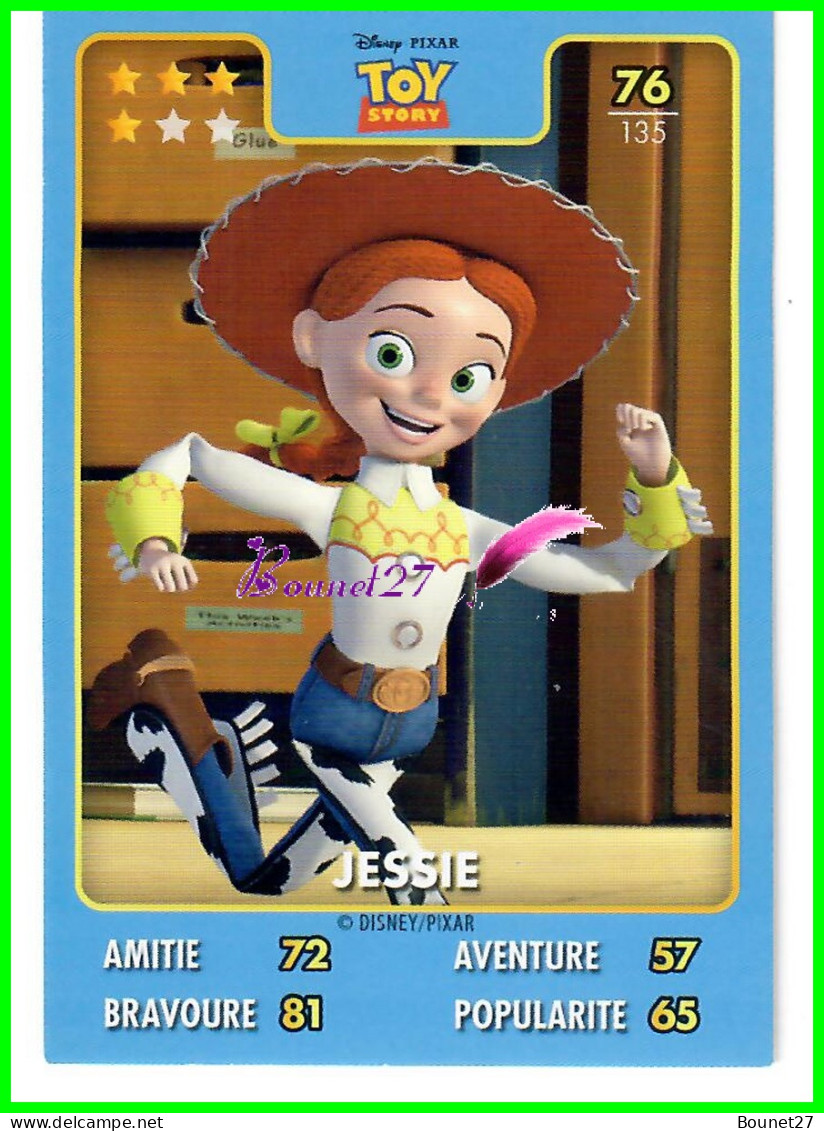 Carte Auchan Disney Pixar 2015 - TOY STORY - N°76 JESSIE - Disney