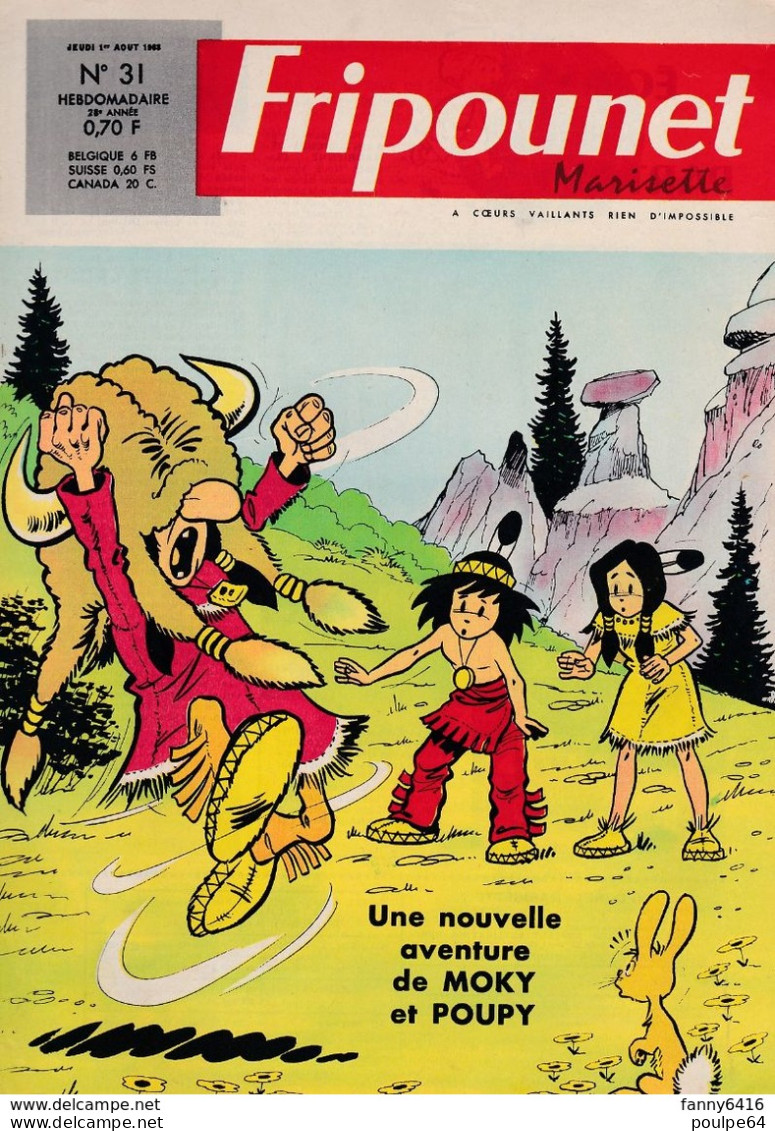 Fripounet - N°31 - Année 1968 - Fripounet